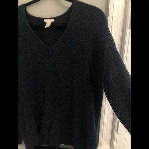 Navy sweater
